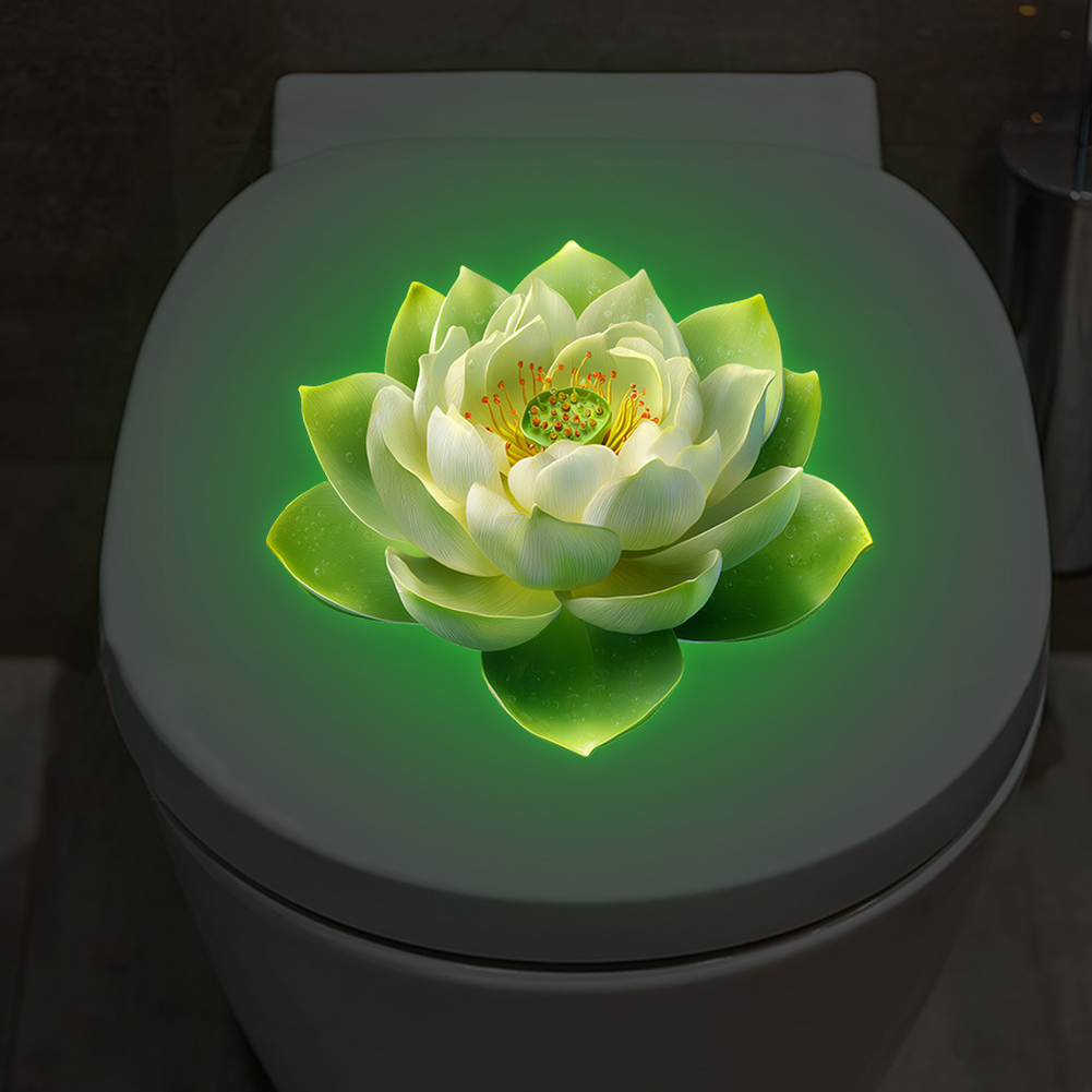 Lighting Decor Rentals - Glow in the Dark Lotus Toilet