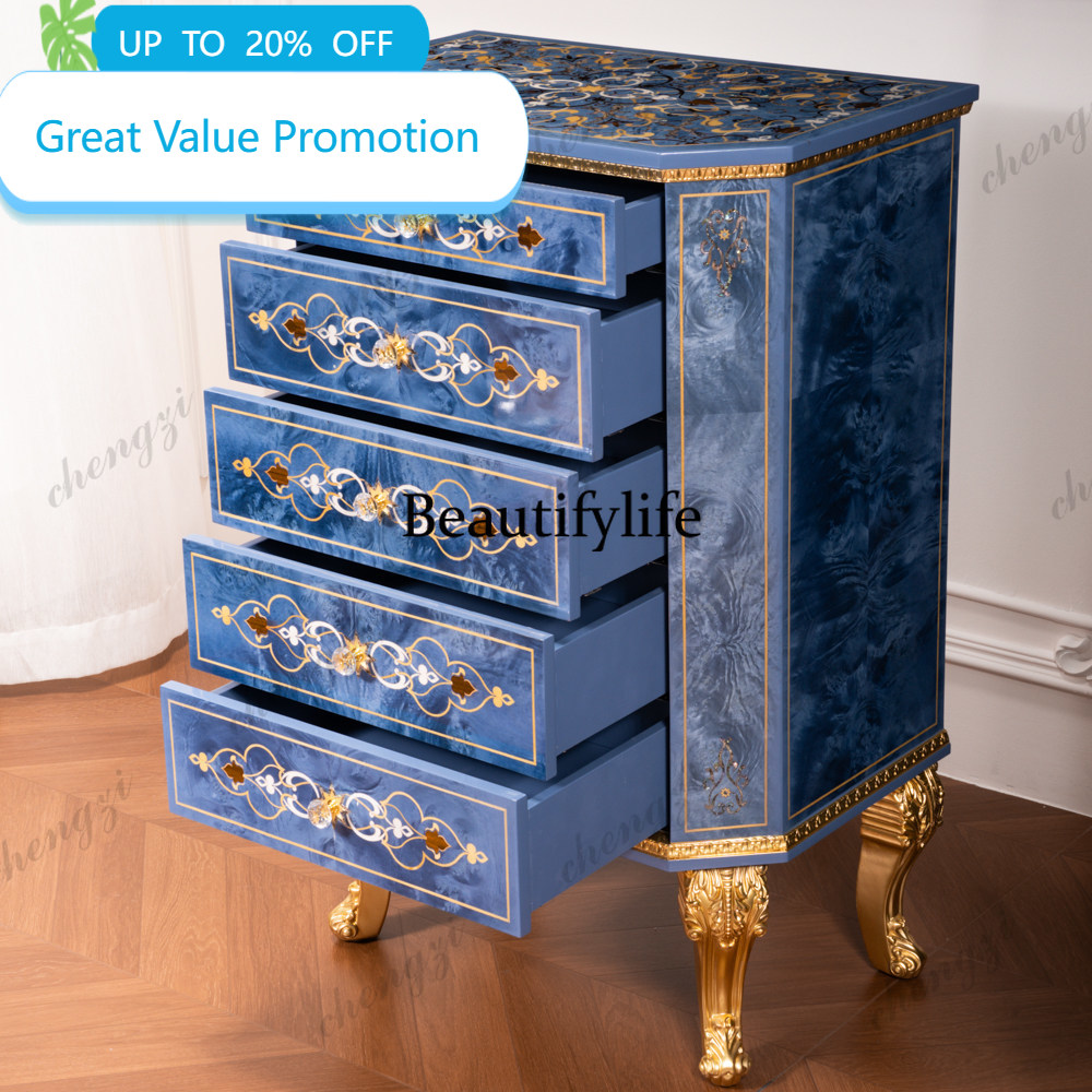 Lighting Decor - M178 French retro carved chest cabinet