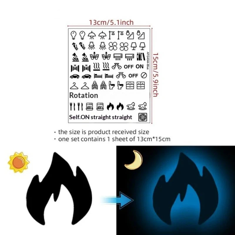 Lighting Decor Rentals - Waterproof Light Switch Label Sticker Clear
