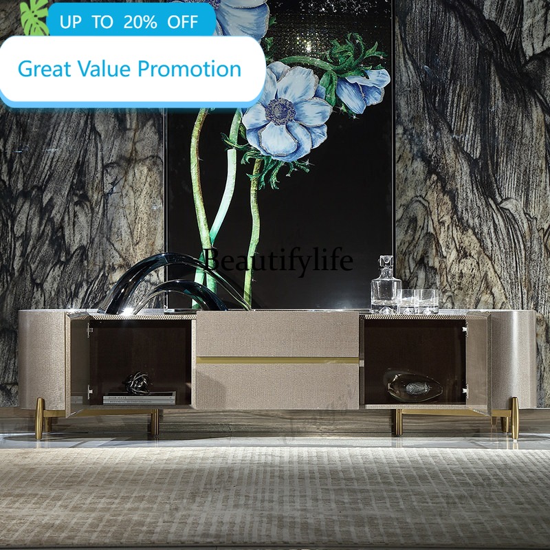 Lighting Decor - M178 Italian light luxury TV cabinet,
