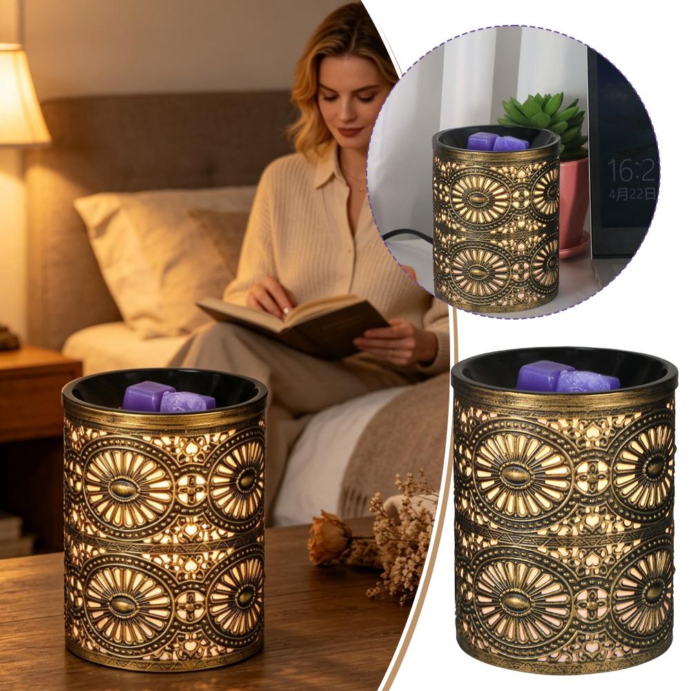 Lighting Decor - New Fragrance Night Light Golden Geometric