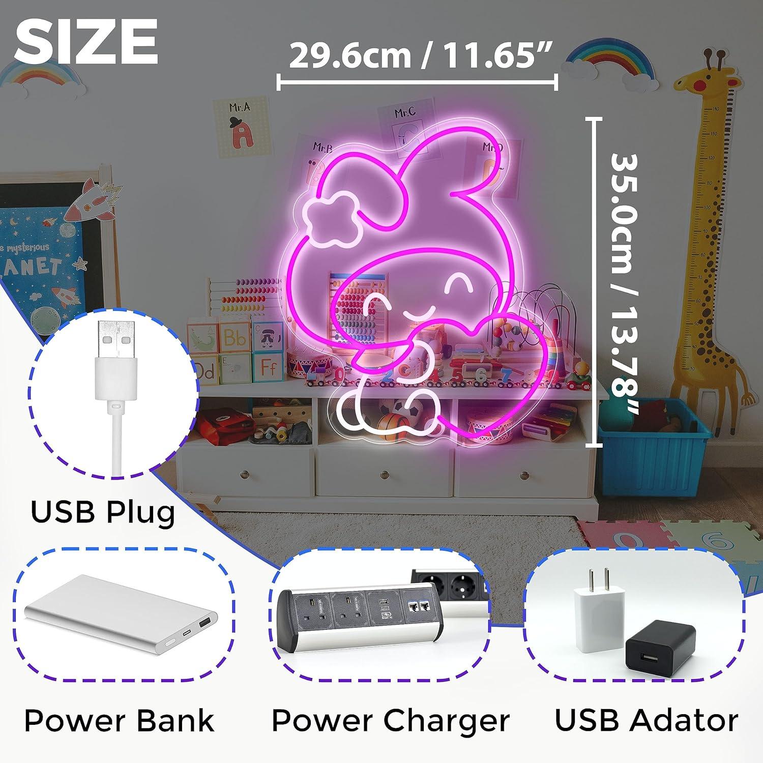Anime Neon Sign Janpanese LED  - Lighting Decor For Living Room review and price