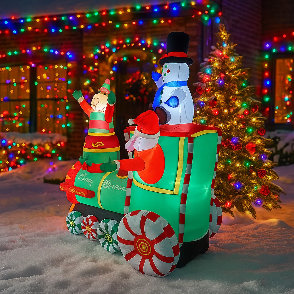 1.8M/5.9FT Inflatable Santa Cl - Santa'S Elves Holiday Lighting & Decor Llc review and price
