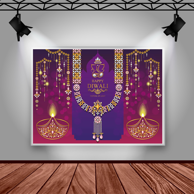 Happy Diwali Photography Backd - Lighting Decoration For Diwali review and price