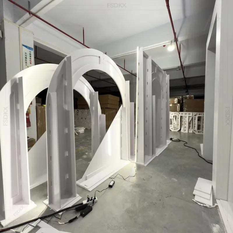 White PVC Flower Arch Stand Ki - Lighting Decor Rentals review and price