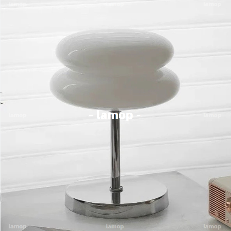Bauhaus Cream‑Globe Table Lamp - Lighting Decor For Living Room review and price