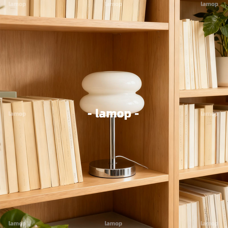 Bauhaus Cream‑Globe Table Lamp - Lighting Decor For Living Room review and price