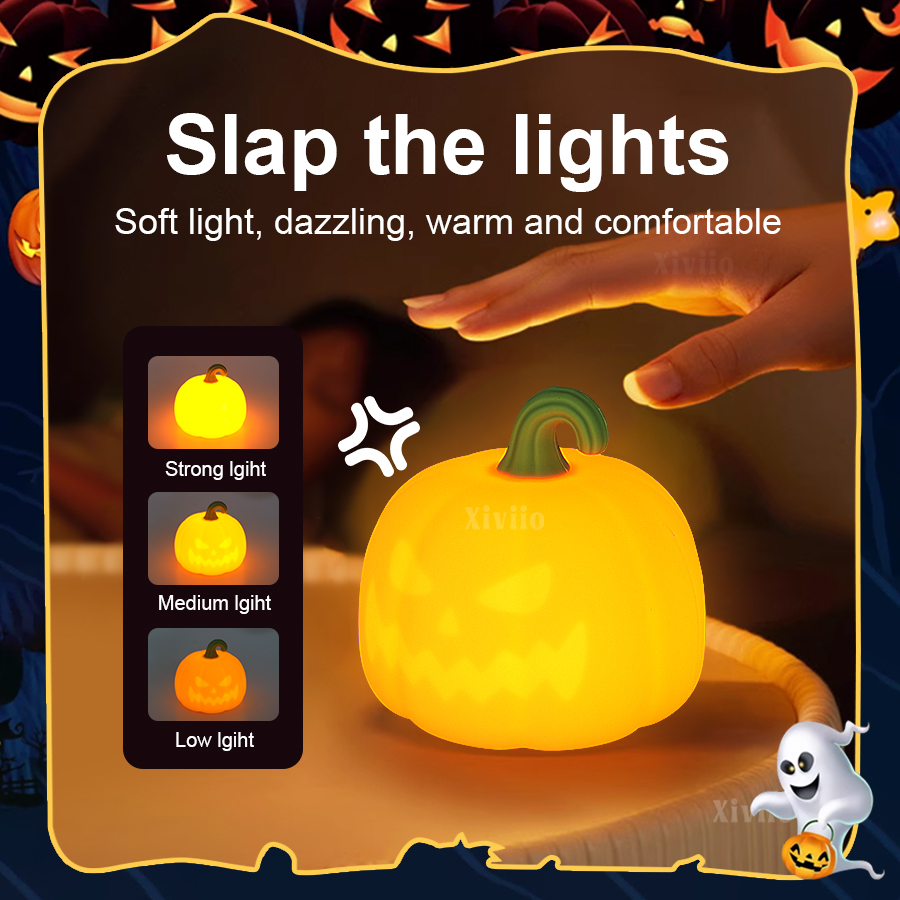 Halloween Pumpkin Lamp Super S - Lighting Decor Ideas review and price