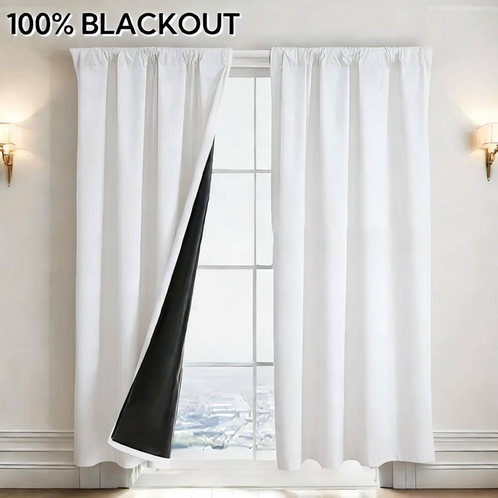 1pc 100% Blackout Curtain with - Lighting Decor Ideas review and price