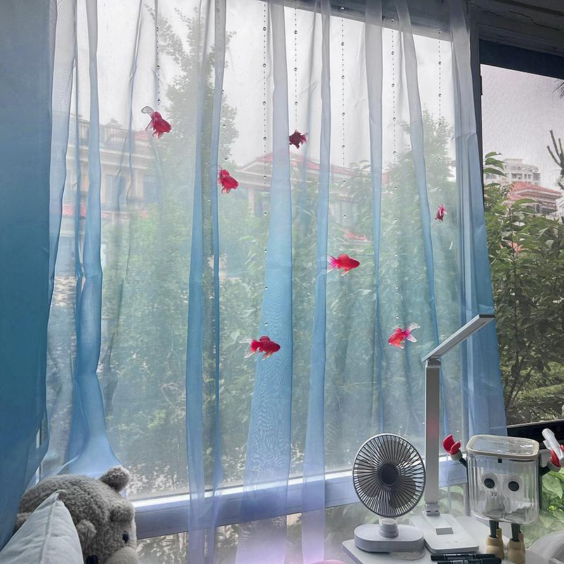 Light Blue Solid Sheer Voile W - Lighting Decor Ideas review and price