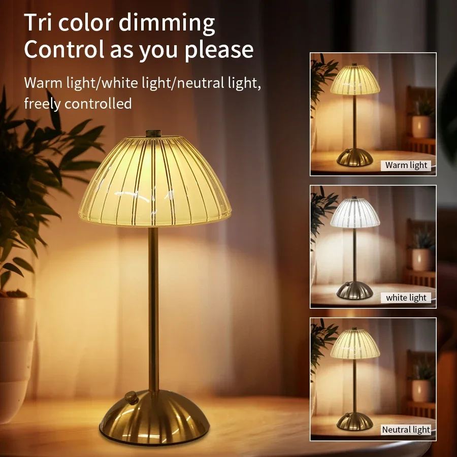 USB Rechargeable LED Table Lam - Mushroom Table Lamp review and price