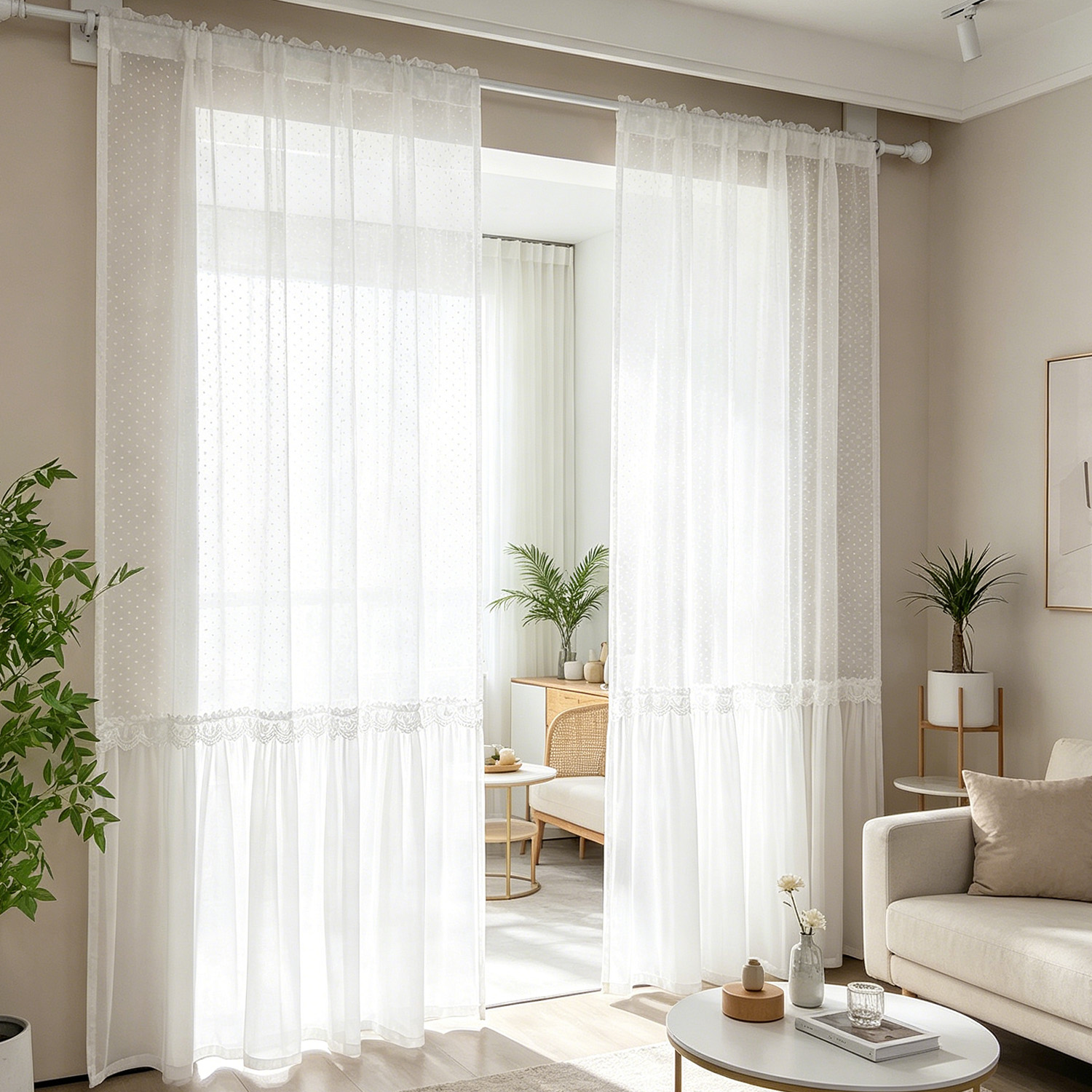 French Romantic Sheer Curtain  - Lighting Decor Ideas review and price