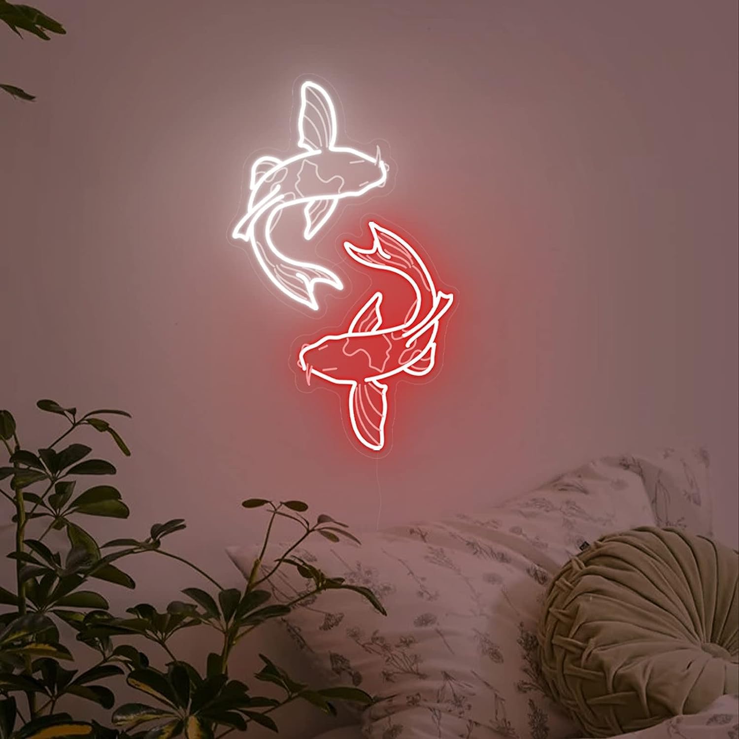 Koi Fish Neon Sign USB LED Neo - Restaurant Lighting Decoration review and price