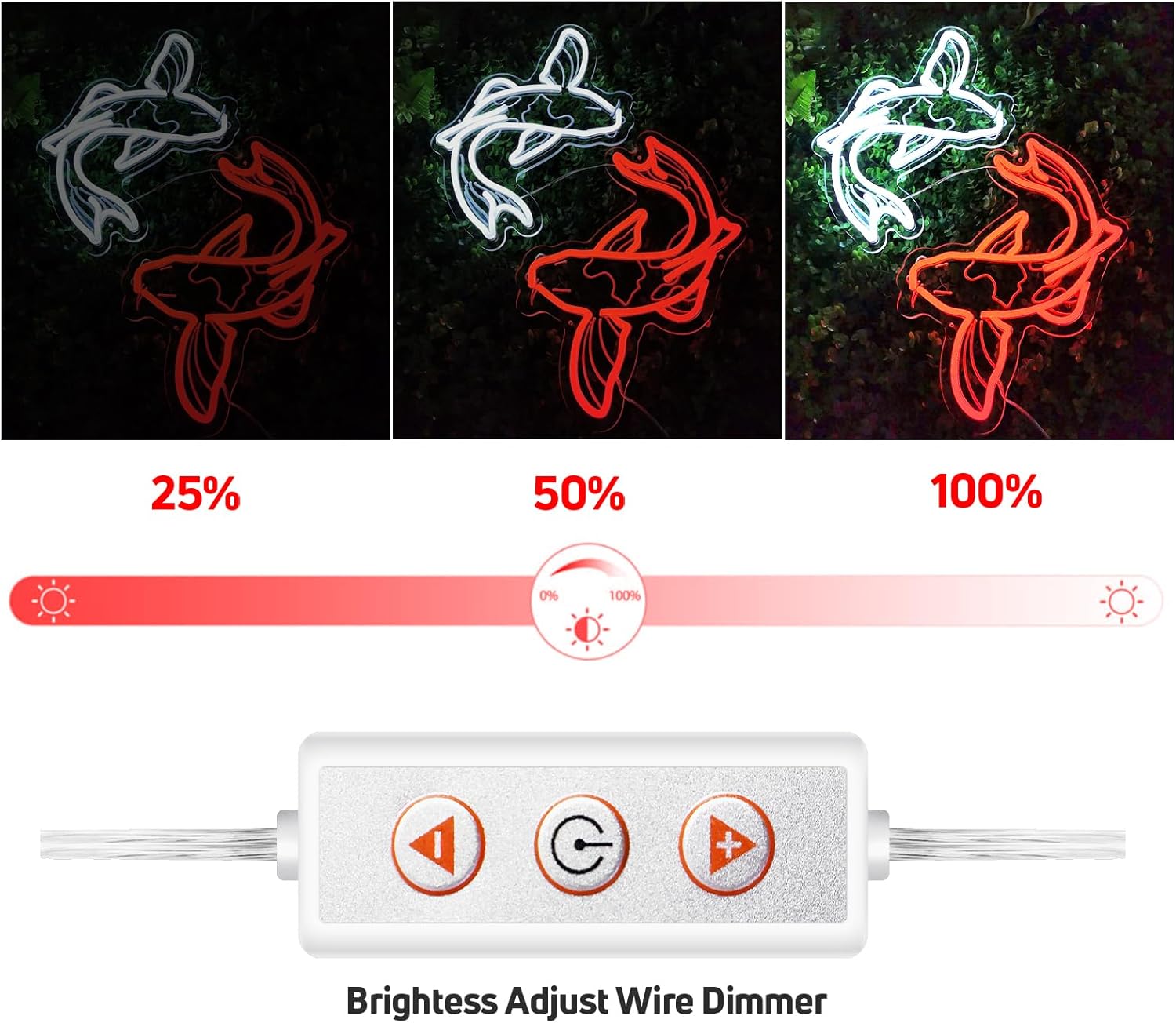 Koi Fish Neon Sign USB LED Neo - Restaurant Lighting Decoration review and price