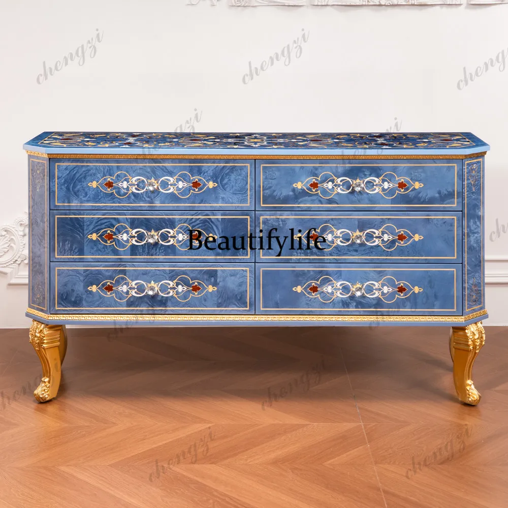 M178 French retro carved chest - Lighting Decor review and price