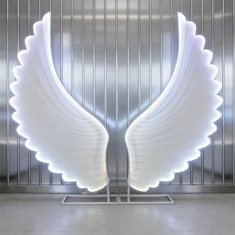 Glowing Angel Wings Light Prop - Lighting Decor Ideas review and price