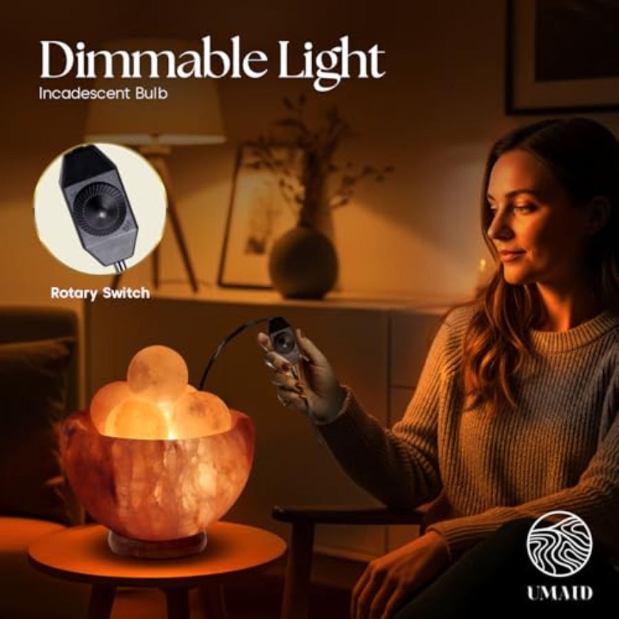 Himalayan Salt Lamp with 6 Him - Himalayan Salt Lamp review and price