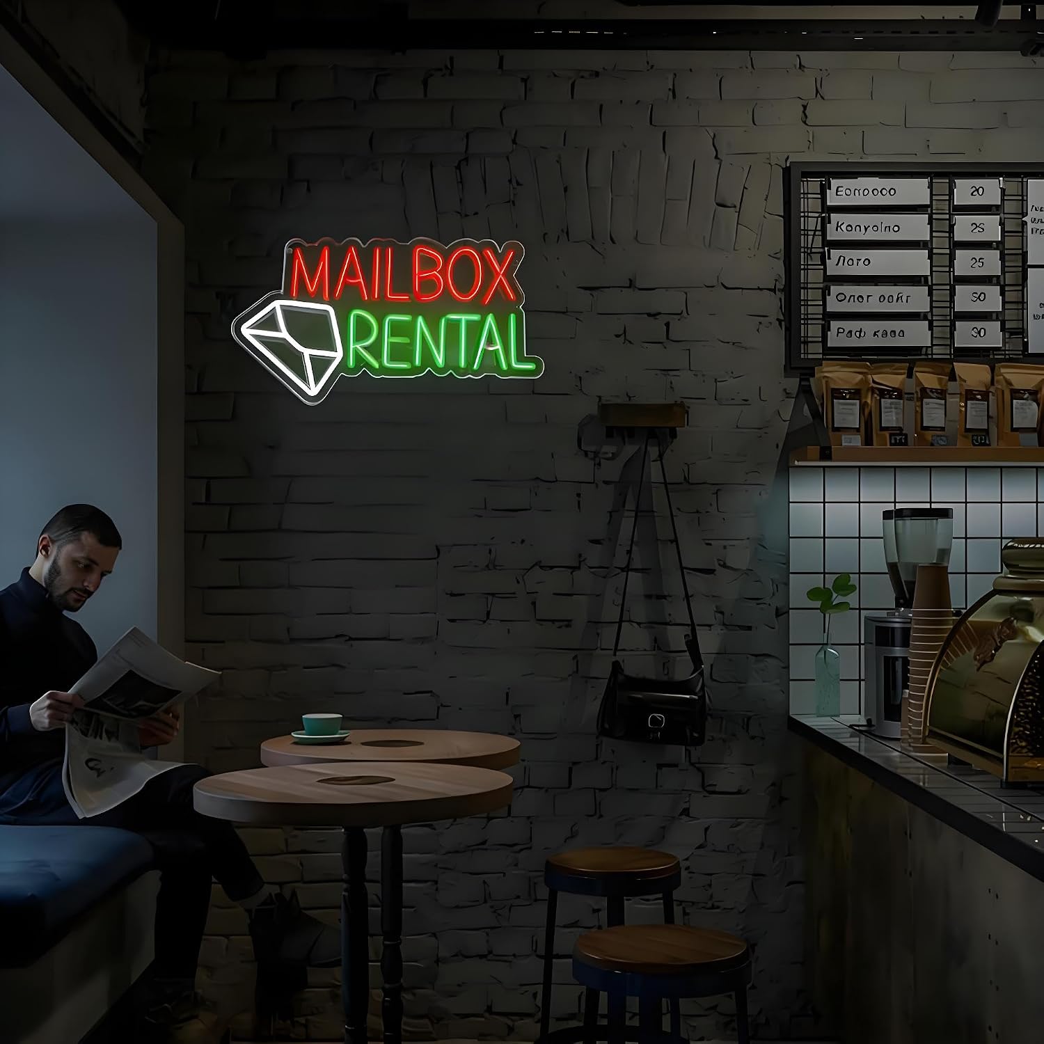 Mailbox Rental LED Neon Sign U - Lighting Decor Rentals review and price