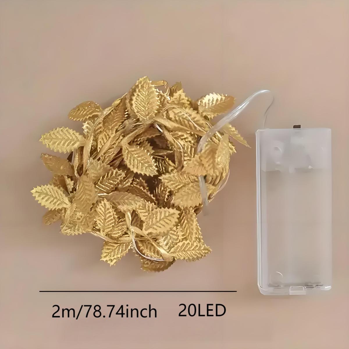 Led Romantic Golden Leaf Fairy - Lighting Decoration For Diwali review and price