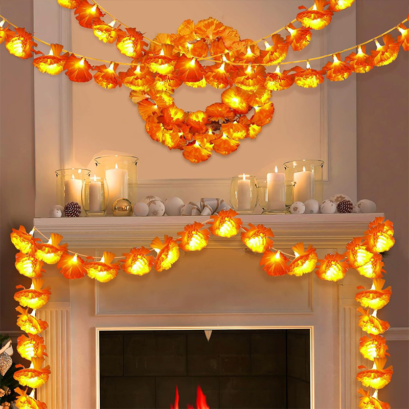 Mexican Marigold Artificial Fl - Lighting Decoration For Diwali review and price