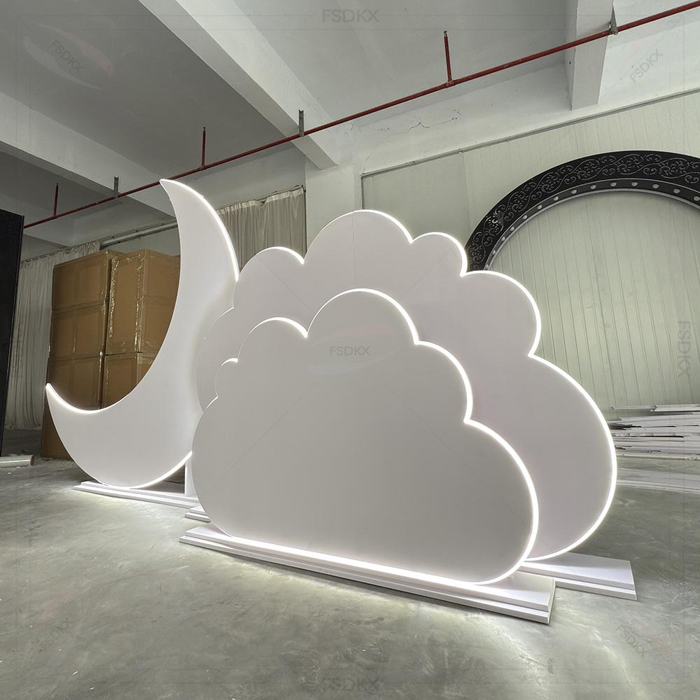 Chic Led Light Moon&Cloud PVC  - Lighting Decor Rentals review and price