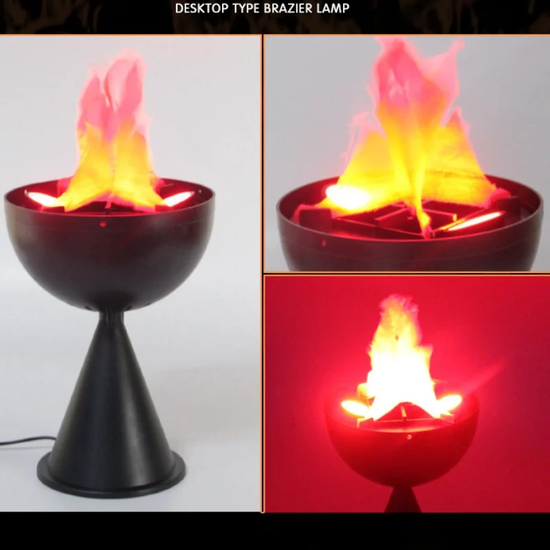 3D Fake Flame Lamp Simulation  - Lighting Decor Ideas review and price