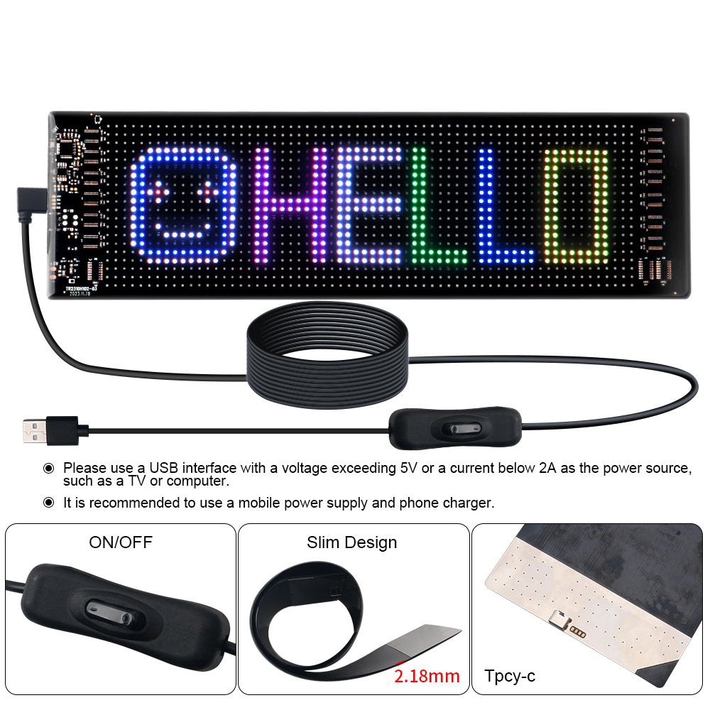 LED Matrix Pixel Panel Scrolli - Lighting Decor Ideas review and price