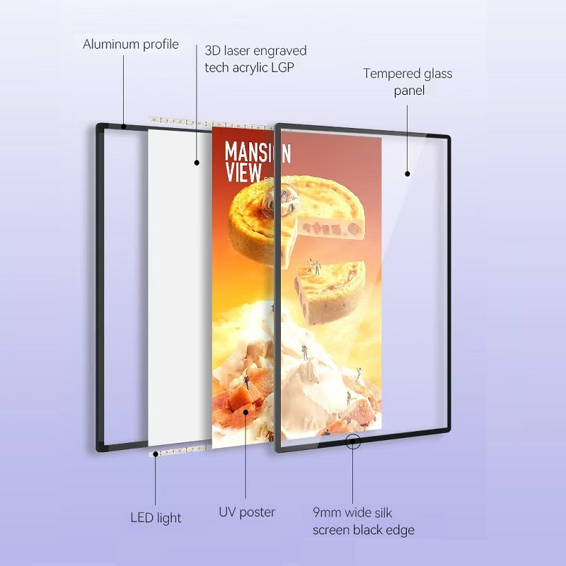 Ultra Thin LED Advertising Lig - Restaurant Lighting Decoration review and price
