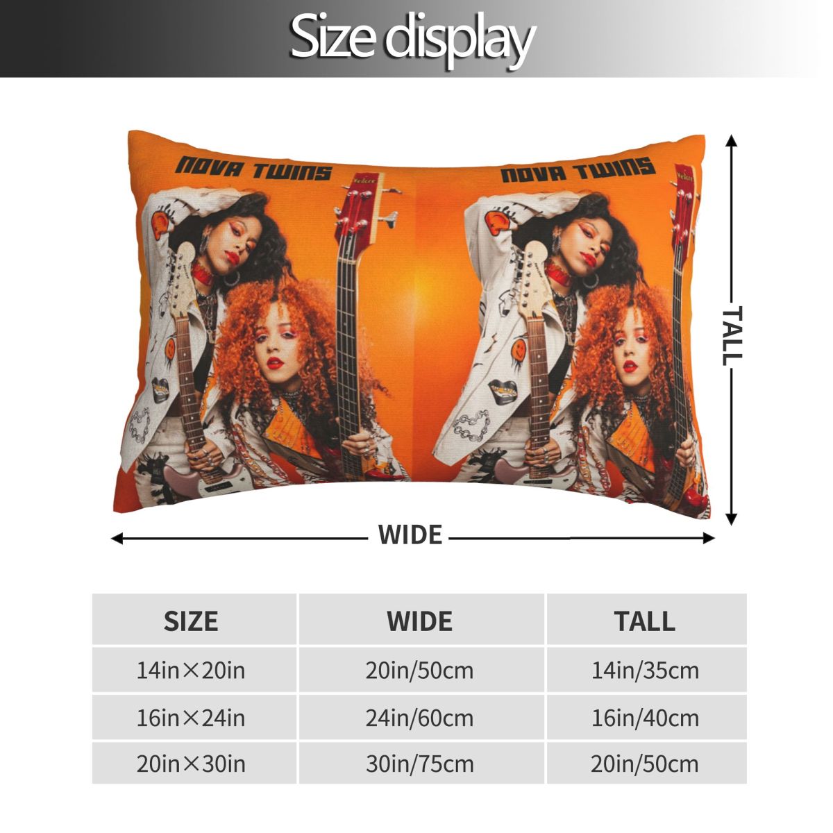 Nova Twins Rectangle Pillowcas - Nova Decor & Lighting Vase Glass Brun 26Cm review and price