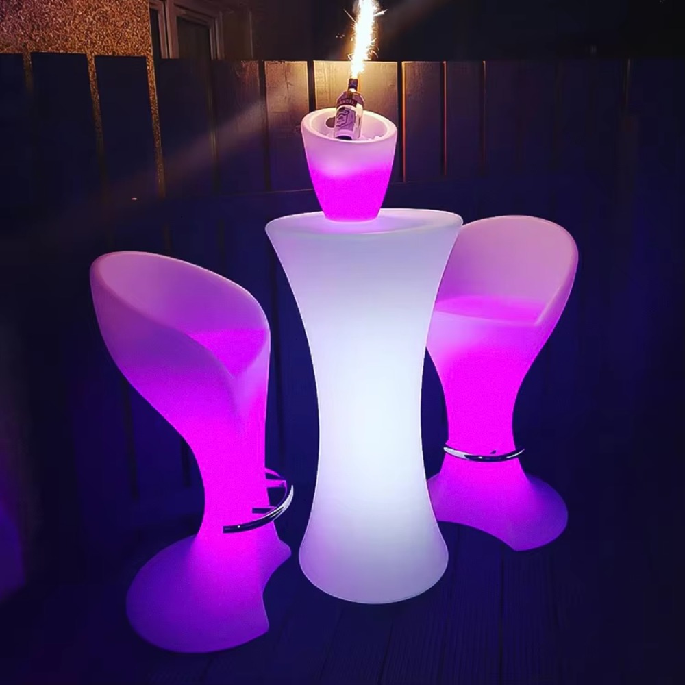 Wholesale LED High Bar Tables  - Lighting Decor Rentals review and price