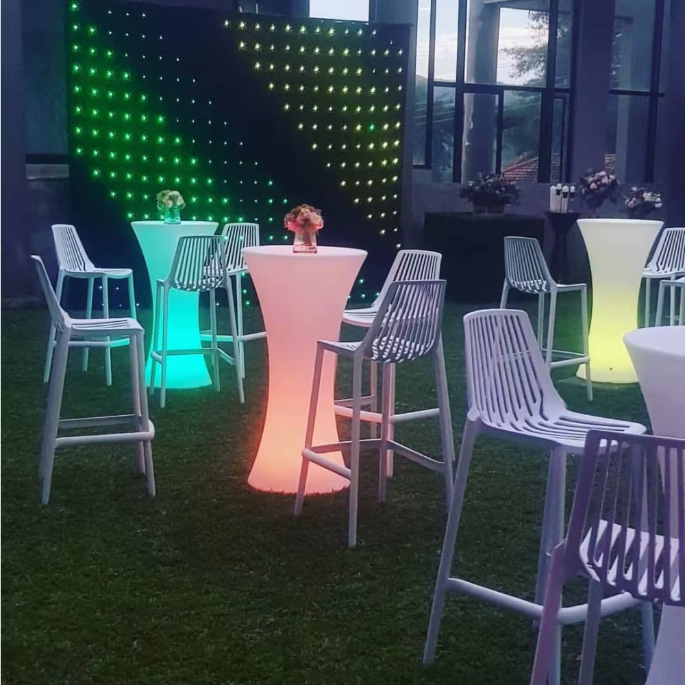Wholesale LED High Bar Tables  - Lighting Decor Rentals review and price