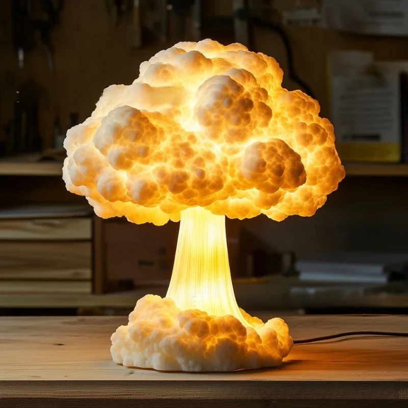 USB Powered Atomic Mushroom Cl - Mushroom Table Lamp review and price