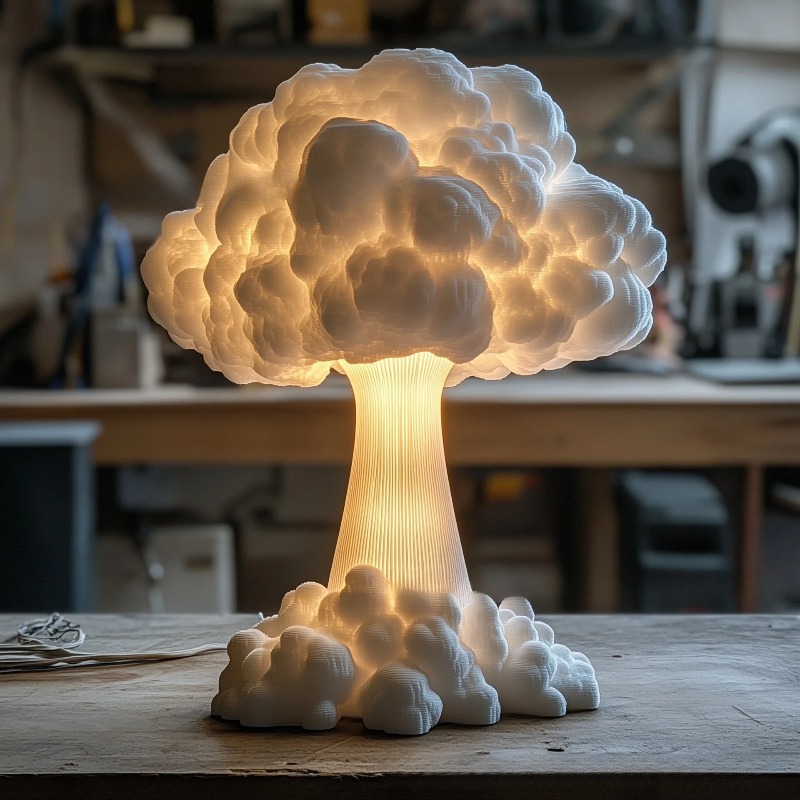 USB Powered Atomic Mushroom Cl - Mushroom Table Lamp review and price