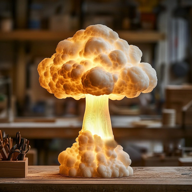 USB Powered Atomic Mushroom Cl - Mushroom Table Lamp review and price