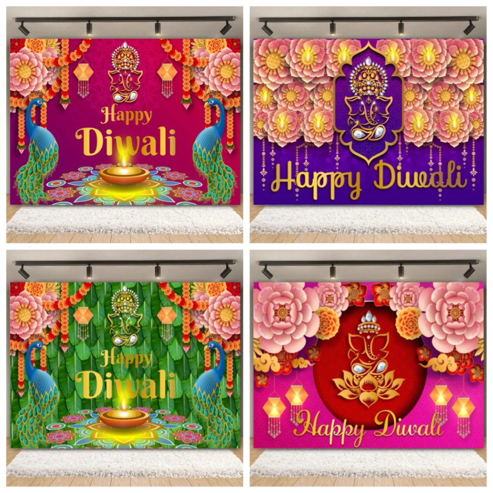 Happy Diwali Festival Backdrop - Lighting Decoration For Diwali review and price